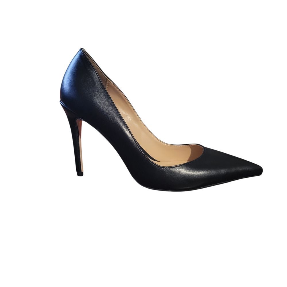 Sleek Black Patent Leather High Heel Stiletto Pumps By Megnarcm - NWOB
